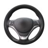 DIY Stitching Steering Wheel Covers for BMW X1 E84 2012-2015 Custom Hand Sewed Genuine Leather Steering Wheel Covers