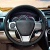 Hand-Stitched Car Steering Wheel Cover for Toyota Camry Venza 2012-2017