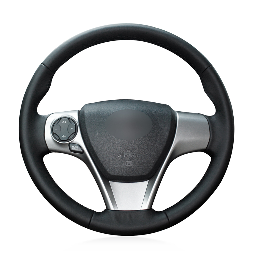 Hand-Stitched Car Steering Wheel Cover for Toyota Camry Venza 2012-2017