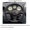 DIY Steering Wheel Cover for Toyota RAV4 Celica Matrix MR2 Supra Voltz Caldina 1MR-S Corolla 1997-2007