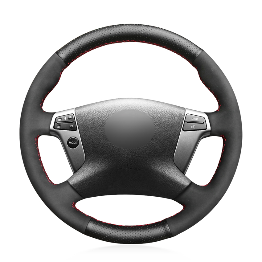 For Toyota Avensis 2003-2008 Hand Sewing Steering Wheel Covers