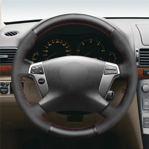 For Toyota Avensis 2003-2008 Hand Sewing Steering Wheel Covers