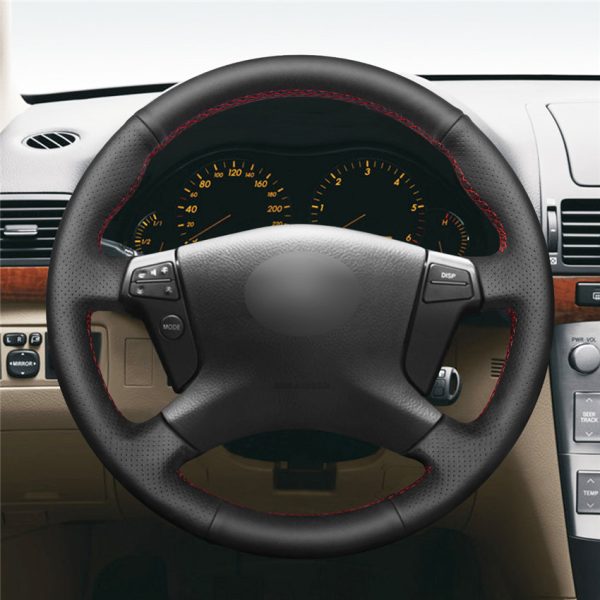 For Toyota Avensis 2003-2008 Hand Sewing Steering Wheel Covers