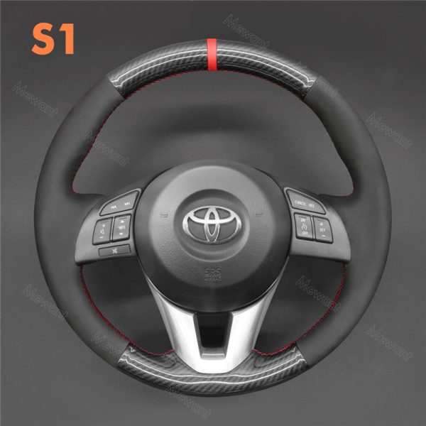 Mewant Factory Steering Wheel Wrap for Toyota Yaris iA 2017 2018