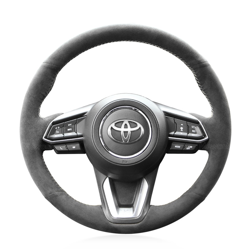 Mewant Steering Wheel Cover Kits for Toyota Yaris 2019