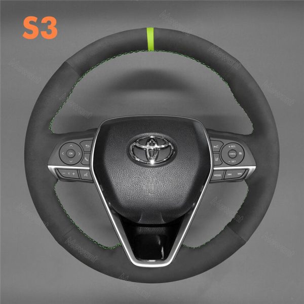 Steering Wheel Cover for Toyota Corolla RAV4 Camry Avalon 2018-2020 (2)