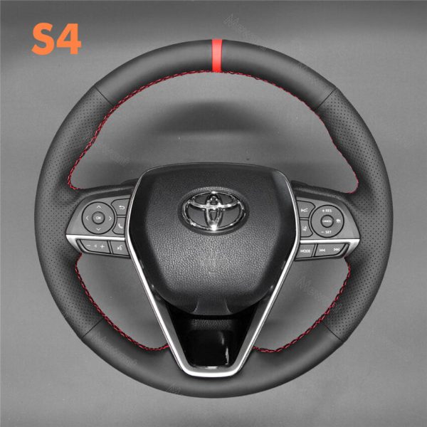 Steering Wheel Cover for Toyota Corolla RAV4 Camry Avalon 2018-2020 (3)