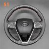 Steering Wheel Cover for Toyota Corolla RAV4 Camry Avalon 2018-2020 (4)