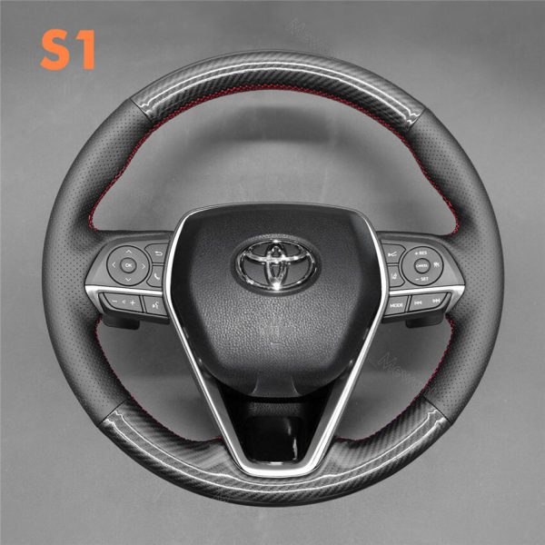 Steering Wheel Cover for Toyota Corolla RAV4 Camry Avalon 2018-2020 (4)