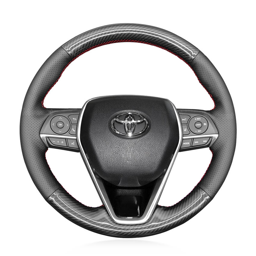 Steering Wheel Cover for Toyota Corolla RAV4 Camry Avalon 2018-2020 (5)
