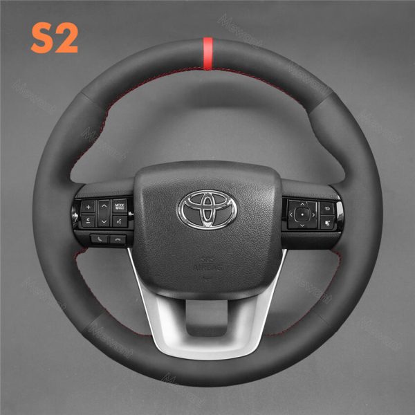 Steering Wheel Cover for Toyota Hilux 2015-2021 Fortuner 2015-2021 (3)