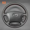 Steering Wheel Cover for Toyota Land Cruiser 1995-2002 Land Cruiser Prado 1996-2002 (3)