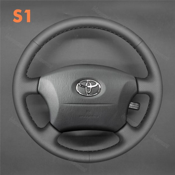 Steering Wheel Cover for Toyota Land Cruiser 1995-2002 Land Cruiser Prado 1996-2002 (2)