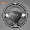 Steering Wheel Cover for Toyota Venza 2009-2012 Camry 2006-2011 Solara 2007-2008 Aurion 2007-2011 (2)