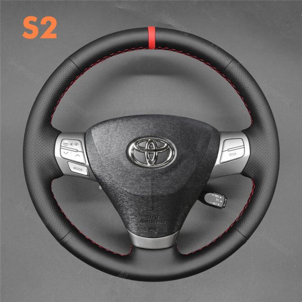 Steering Wheel Cover for Toyota Venza 2009-2012 Camry 2006-2011 Solara 2007-2008 Aurion 2007-2011 (3)