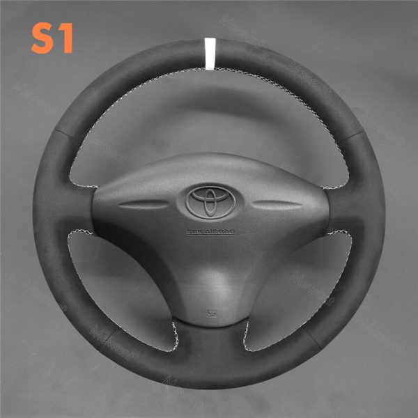 For Toyota Yaris Vitz Probox Sienta Succeed 1999-2014 Custom Steering Wheel Cover