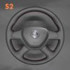 Steering Wheel Cover for Skoda Octavia Fabia 2013 (3)