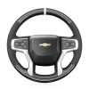 For CHEVROLET BLAZER SILVERADO 2019-2022 Hand Sewing Steering Wheel Cover