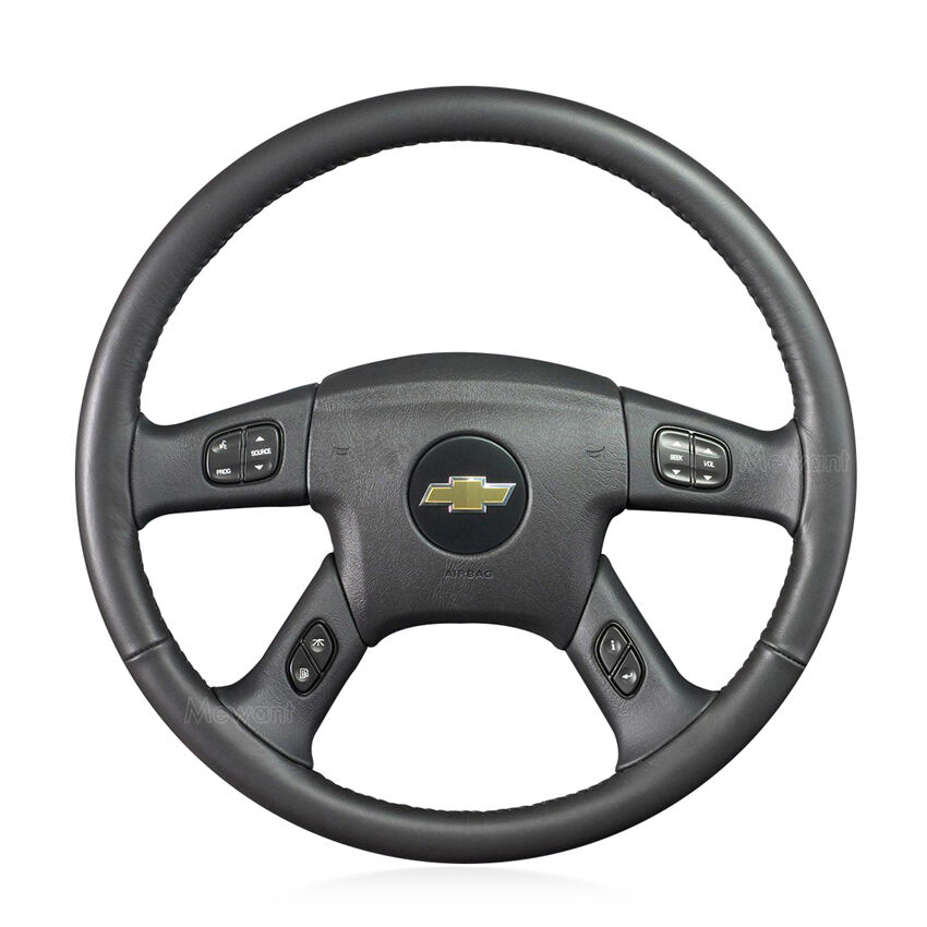 For CHEVROLET SILVERADO 2003-2007 Hand Sewing Steering Wheel Cover