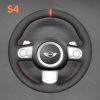 Steering Wheel Cover For MINI R56 R57 Clubman Clubvan Convertible Countryman Coupe Paceman Roadster (3)