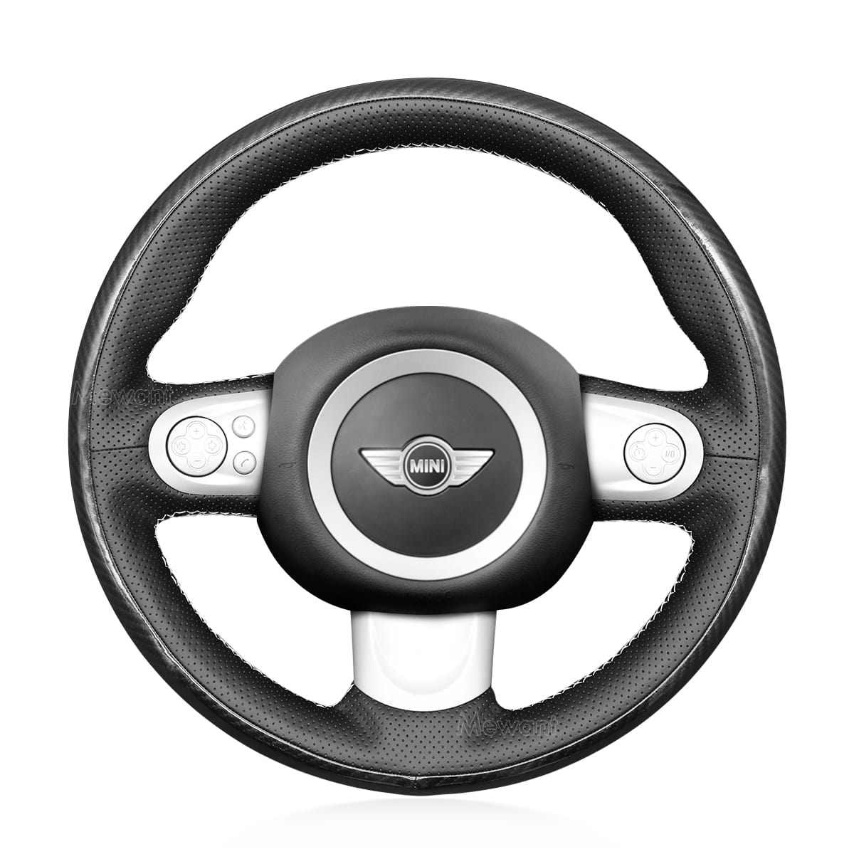 Steering Wheel Cover For MINI R56 R57 Clubman Clubvan Convertible Countryman Coupe Paceman Roadster (1)