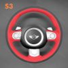 Steering Wheel Cover For MINI R56 R57 Clubman Clubvan Convertible Countryman Coupe Paceman Roadster (2)