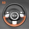 Steering Wheel Cover For MINI R56 R57 Clubman Clubvan Convertible Countryman Coupe Paceman Roadster (6)