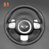 Steering Wheel Cover For MINI R56 R57 Clubman Clubvan Convertible Countryman Coupe Paceman Roadster (5)