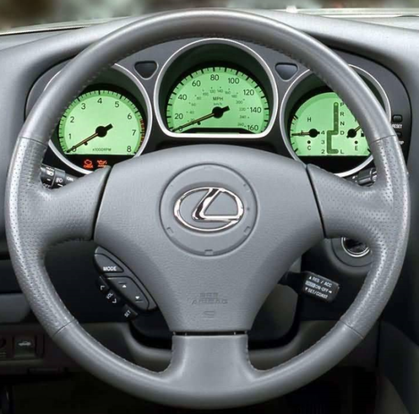 Hand Sewing Steering Wheel Cover for Lexus GS430 GS300 RX300 2001-2004