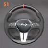 Steering Wheel Cover for Infiniti Q50 Q55 Q60 17-22 S1