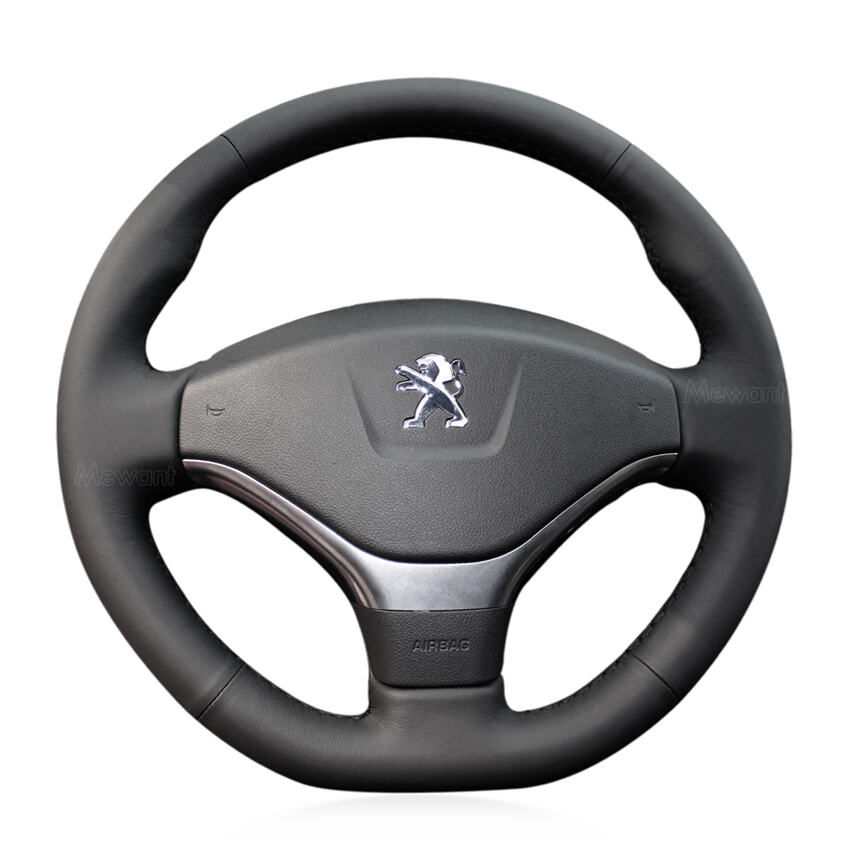 Steering Wheel Cover for Peugeot 308 2012 2013 2014 (2)