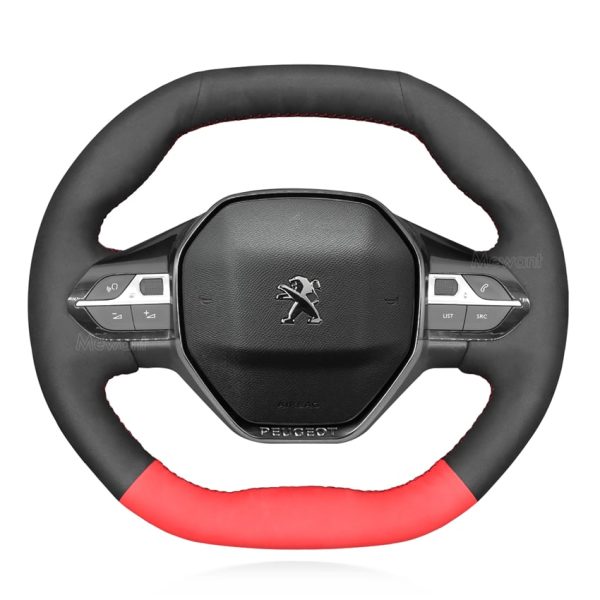 Steering Wheel Cover for Peugeot 208 308 508 SW 2008 3008 5008 Partner Partner 2017-2022 (1)