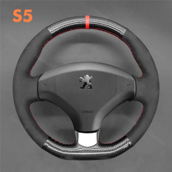 Steering Wheel Cover for Peugeot 308 CC SW RCZ 3008 5008 2008-2017 4