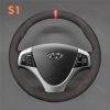 Hand Stitching Steering Wheel Cover for Hyundai Elantra Touring i30 2010-2012