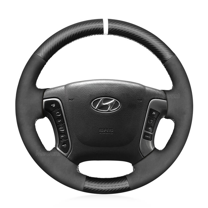 steering wheel cover for Hyundai Santa Fe 2007-2012 H-1 Starex iLoad iMax i800 2008-2019