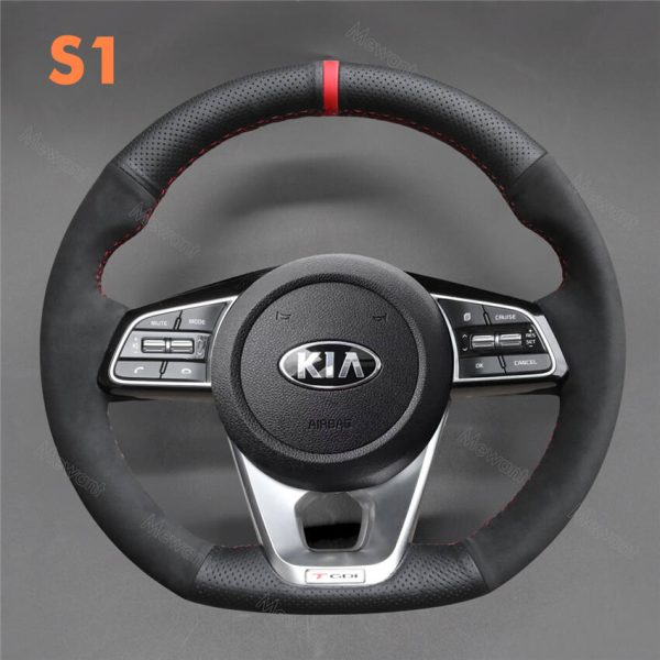 Steering Wheel Cover for Kia Sportage 4 Ceed Cee'd 3 Proceed Pro Ceed GT Optima 5 2018-2022 (2)