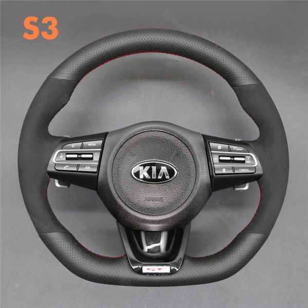 Steering wheel cover for Kia Stinger 2017-2022 (6)