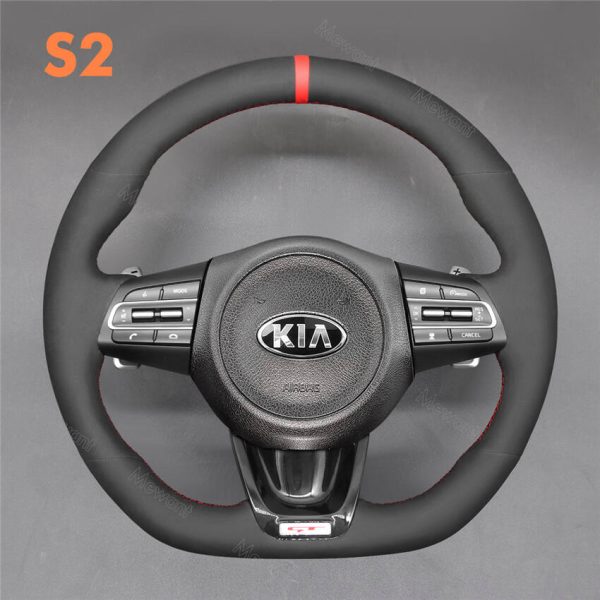Steering wheel cover for Kia Stinger 2017-2022 (7)