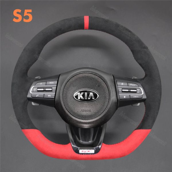 Steering wheel cover for Kia Stinger 2017-2022 (4)