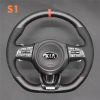 Steering wheel cover for Kia Stinger 2017-2022 (1)