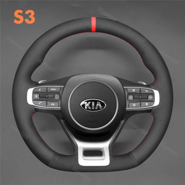 Steering Wheel Cover for Kia Sportage K5 GT GT-Line 2021-2023 (2)