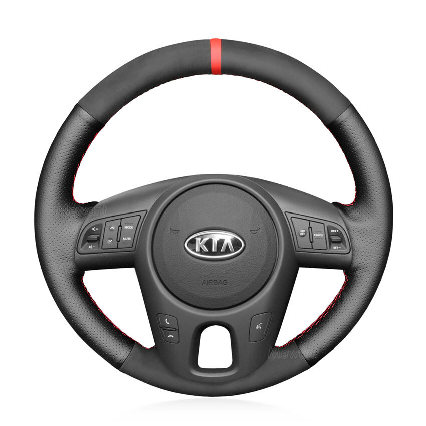 Steering Wheel Cover Wrap for Kia Forte Soul Rio Forte Forte5 Rio5 2010-2013