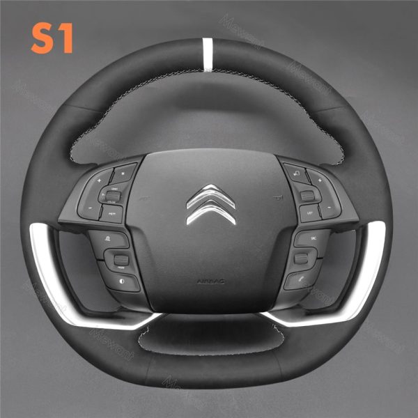 Steering Wheel Cover for Citroen Grand C4 Picasso SpaceTourer 2013-2018 (1)