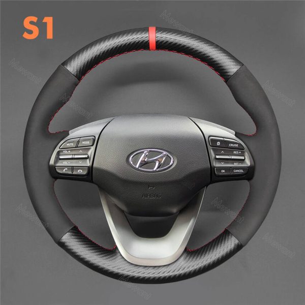 Custom Steering Wheel Wrap for Hyundai Kona 2017 2018 2019 2020