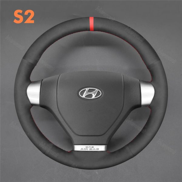 Steering Wheel Cover for Hyundai Tiburon 2007-2008 Coupe S-Coupe(1)