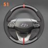 STEERING WHEEL COVER FOR HYUNDAI I30 ELANTRA GT VELOSTER 2017-2020 (1)