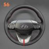 STEERING WHEEL COVER FOR HYUNDAI I30 ELANTRA GT VELOSTER 2017-2020 (4)