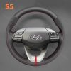 STEERING WHEEL COVER FOR HYUNDAI I30 ELANTRA GT VELOSTER 2017-2020 (2)