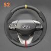 STEERING WHEEL COVER FOR HYUNDAI I30 ELANTRA GT VELOSTER 2017-2020 (6)