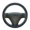 Hand Stitching Custom Steering Wheel Cover for Kia Rio 2 5 2005-2009 (1)